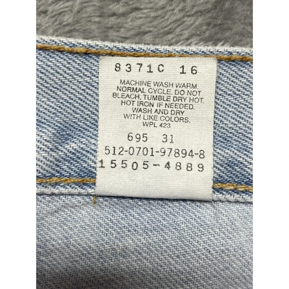 Vintage Levi's 505 Lower Rise Straight Leg Women's Size 8 USA Made '01